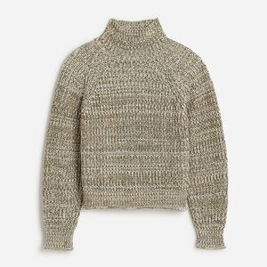 Madewell Knit Marled Cotton Mockneck Sweater